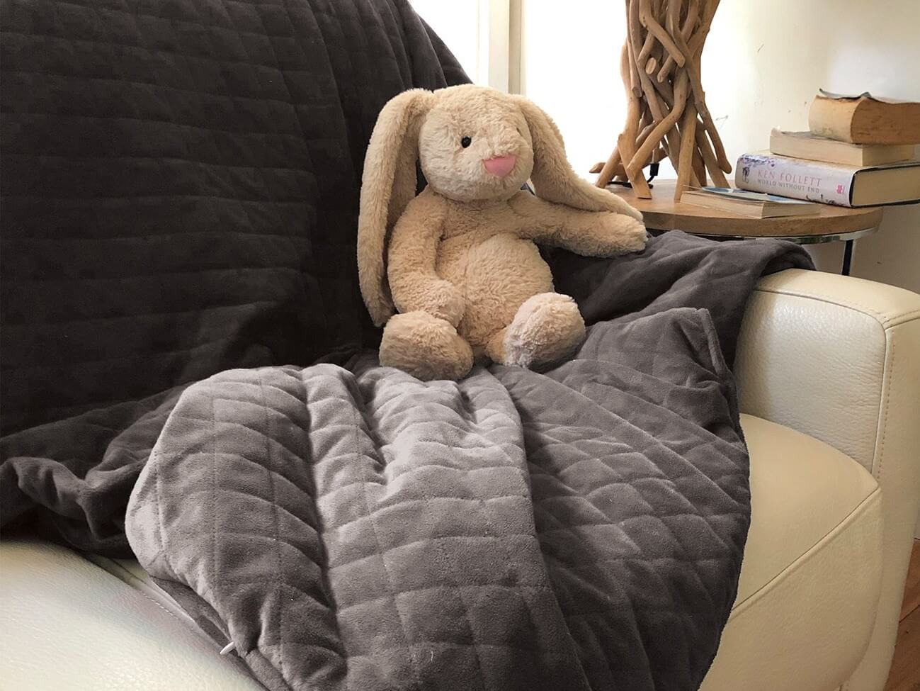 weighted blanket with minky cover double