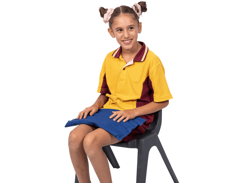 elizabeth richards weighted lap pad girl