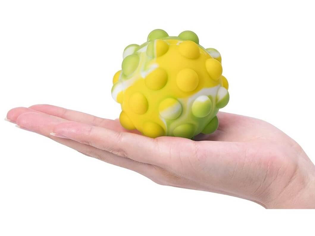 Fidget pop ball on hand1