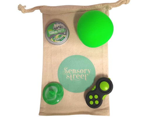 Fine Motor Fidget Bag Green