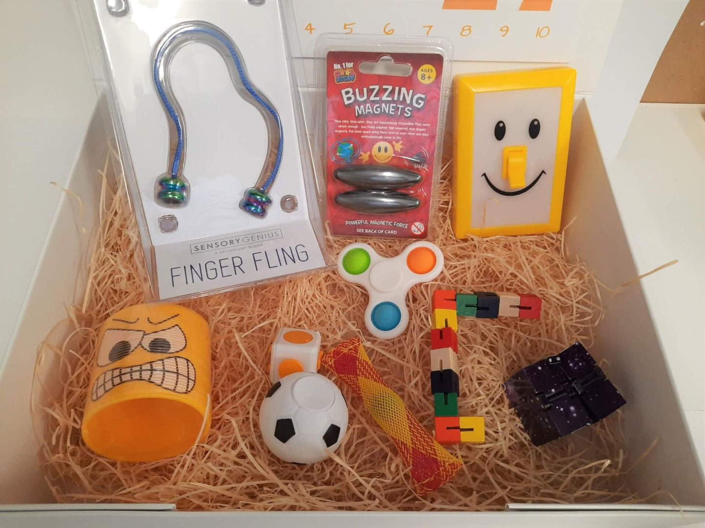 Focus Fidgets 10 Box Closeup