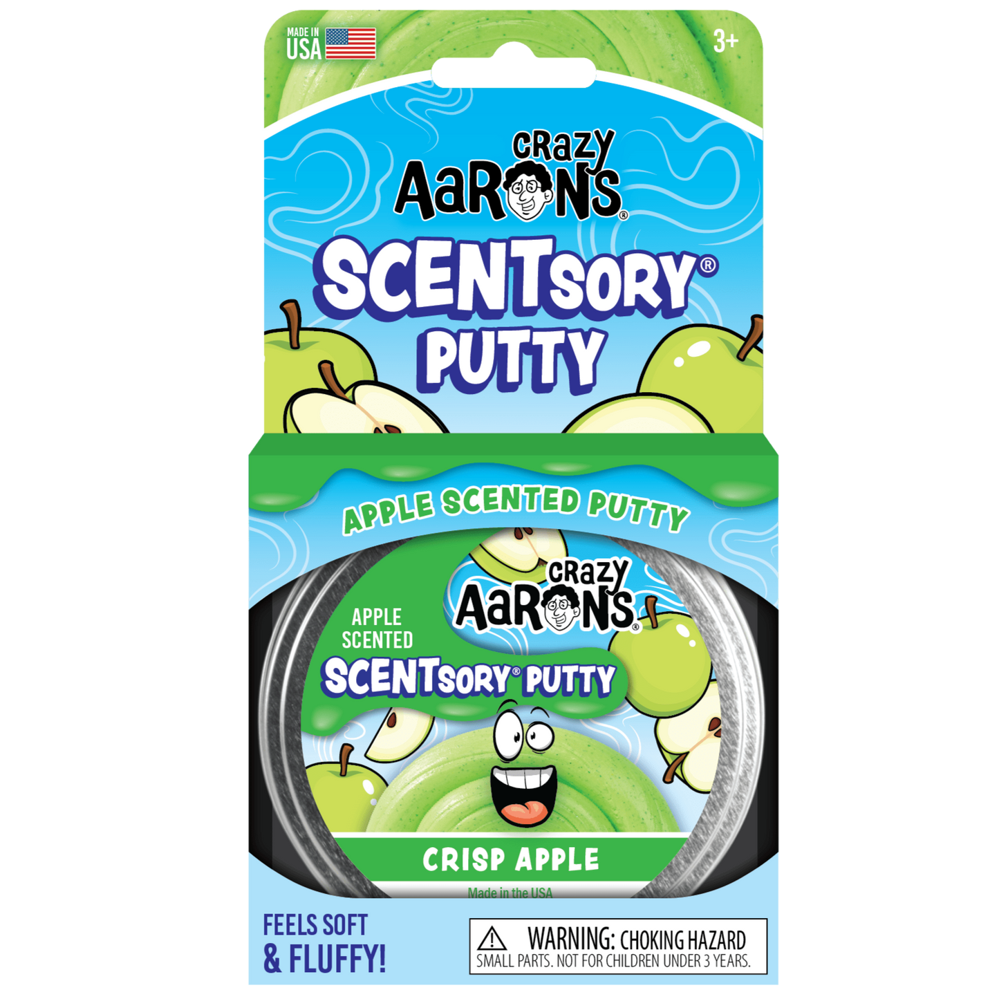 Crazy Aarons Putty SCENTsory_CrispApple Tin