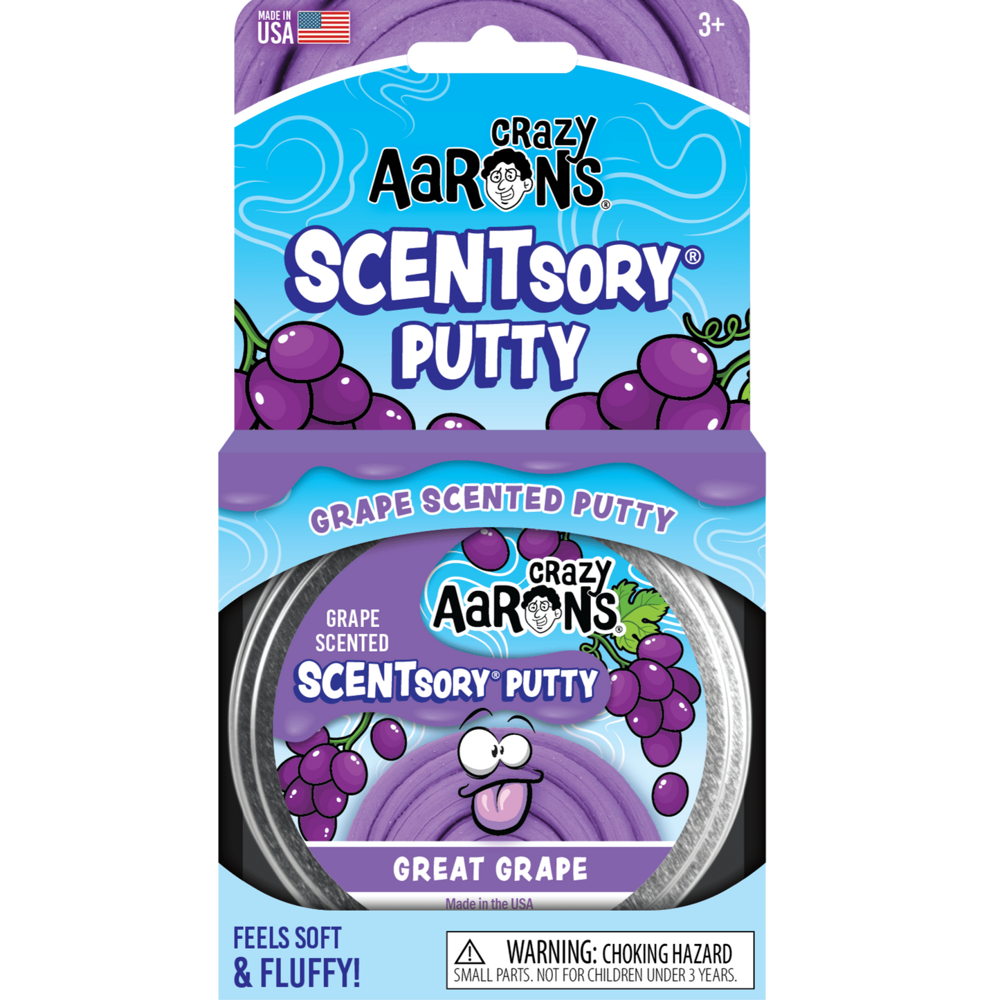 Crazy Aarons Putty SCENTsory_GreatGrape Tin