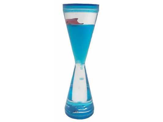 Hourglass liquid timer