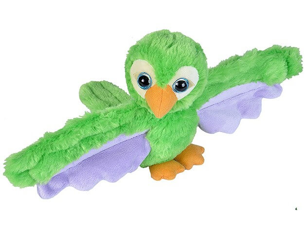 Huggers green parrot