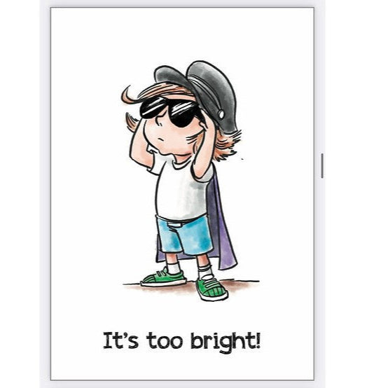 Its too bright card