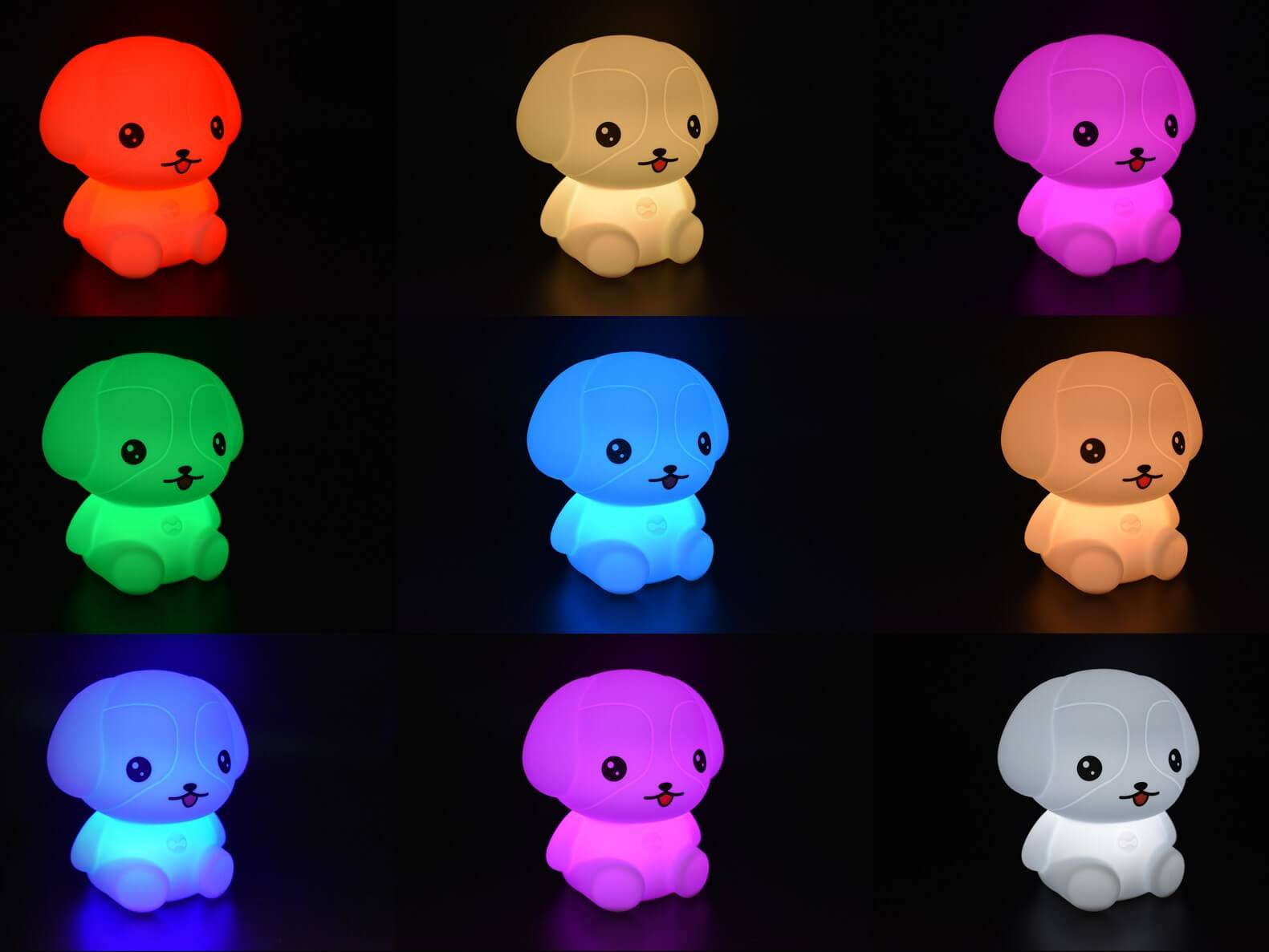 JL330 Milo the dog colours Nightlight