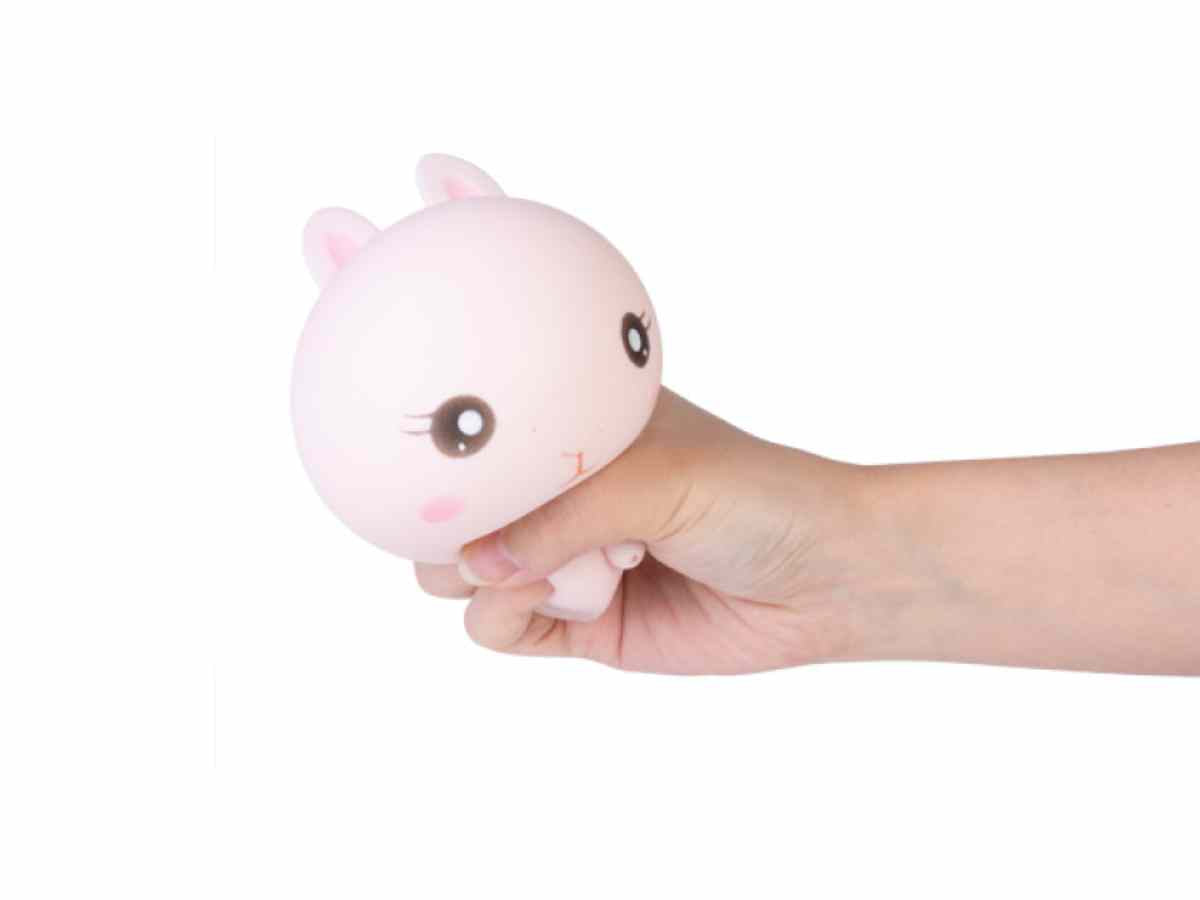 Jumbo Smoosho Bunny Squeezed