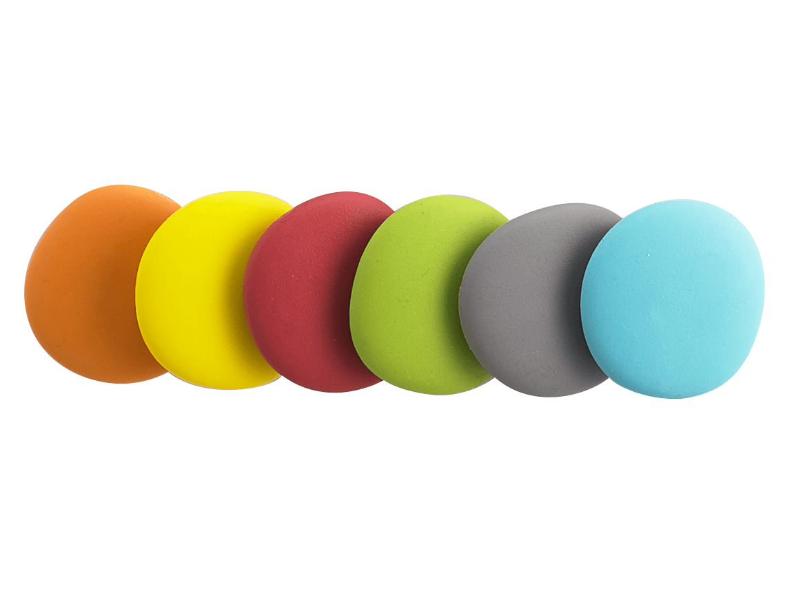 Junior rainbow pebbles earth colours