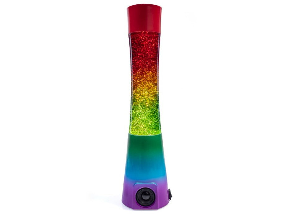 Rainbow Glitter Lamp Speaker