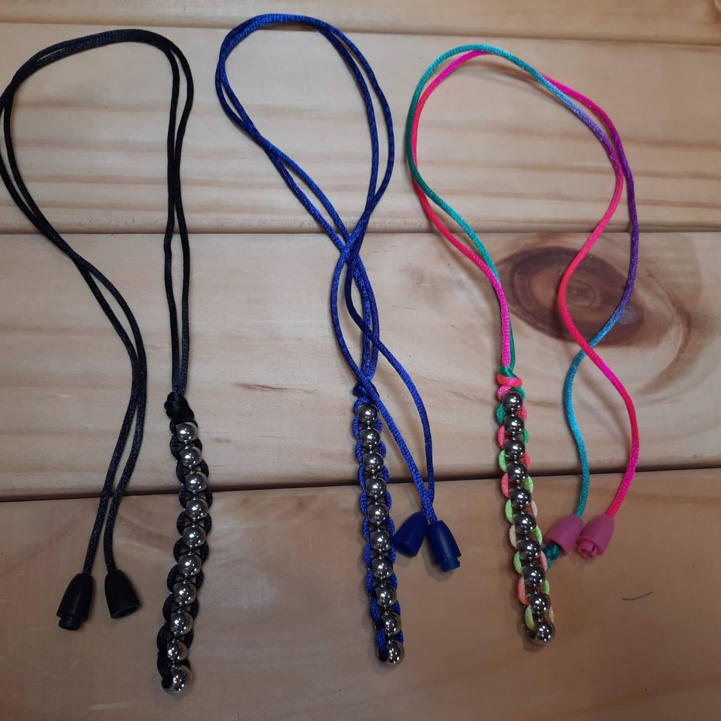 Kaiko Caterpillar necklaces group