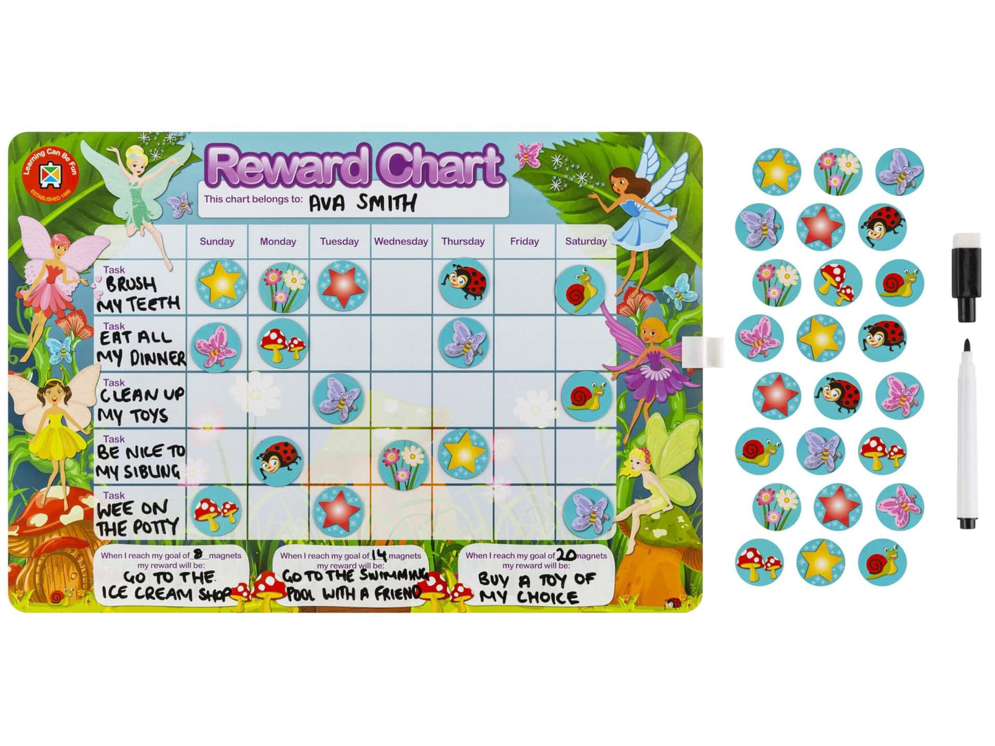 Fairies reward chart2
