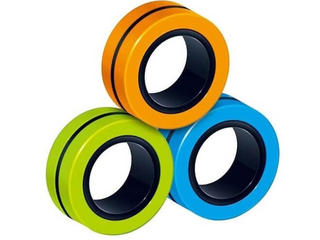 Magnetic stress relief rings only