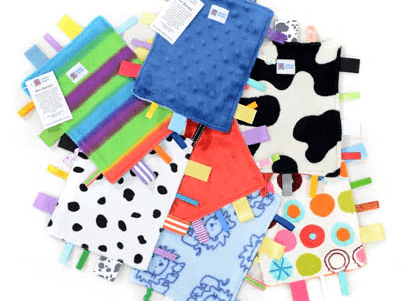 Mini Fidget BLankets close up