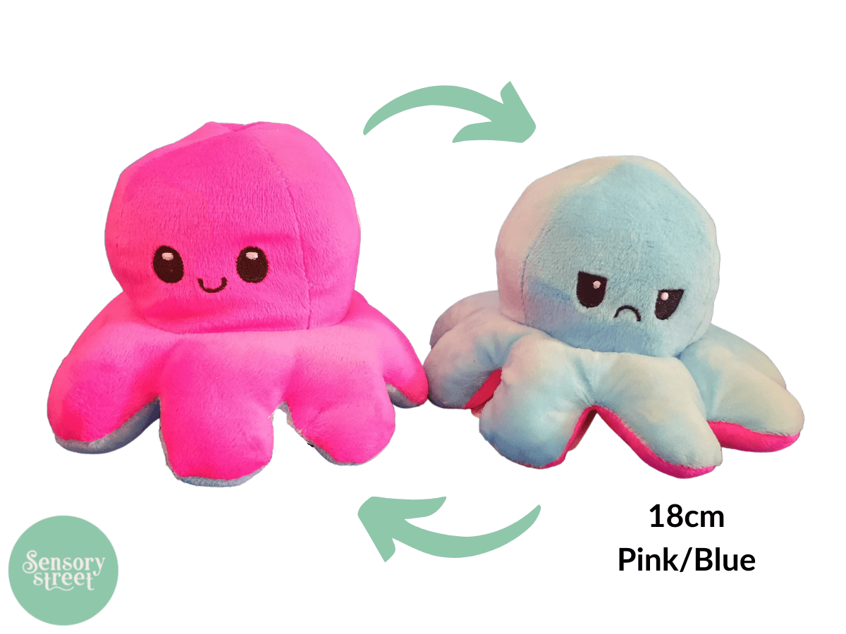 Mood Octopus small pink blue