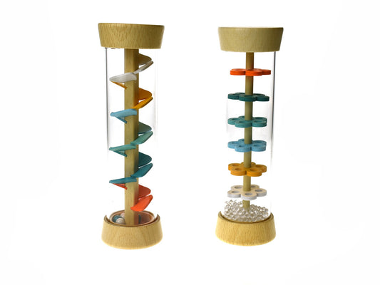 Wooden Rainmaker Rattle