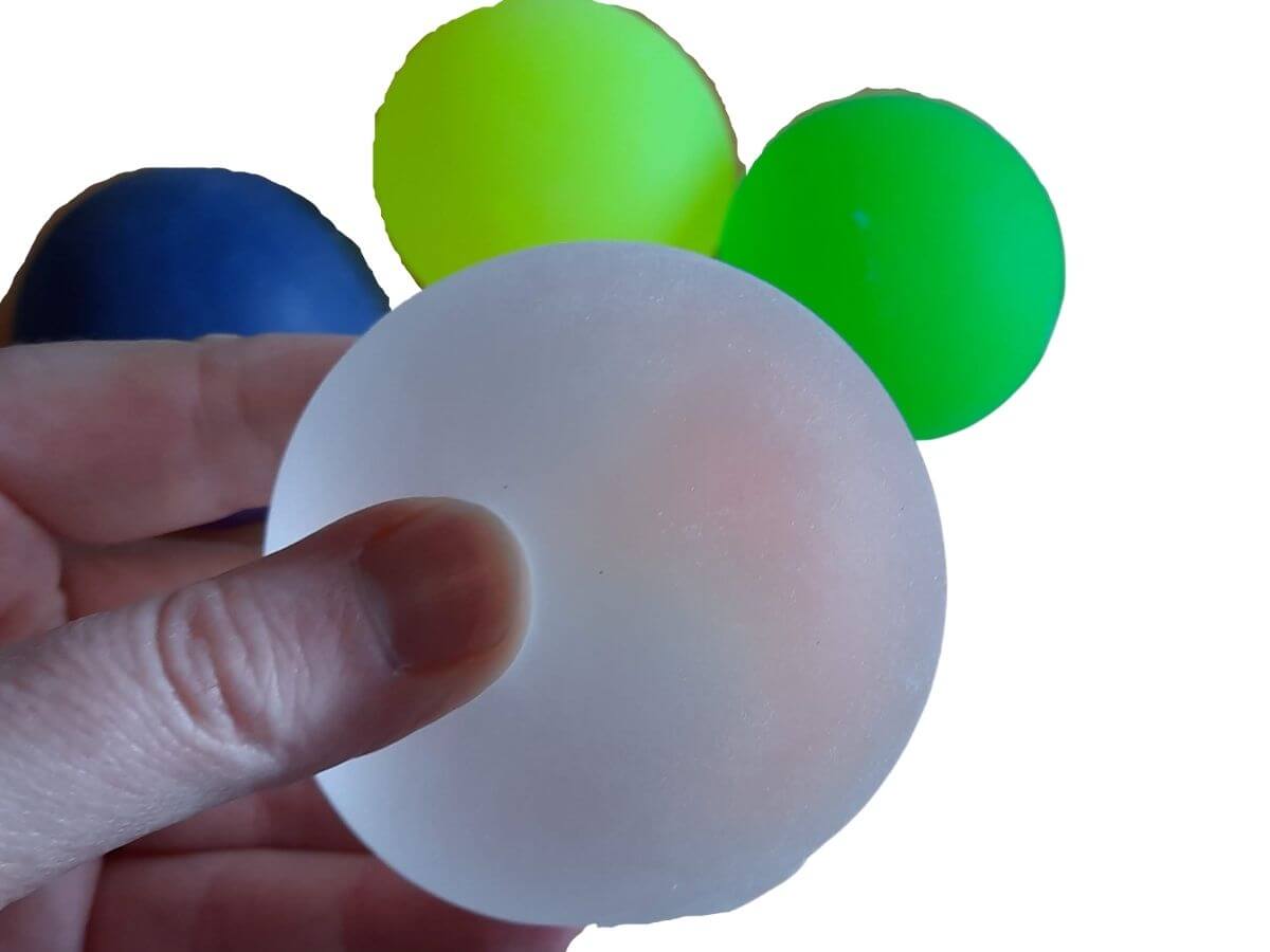 Neon Gel Squish Ball opaque