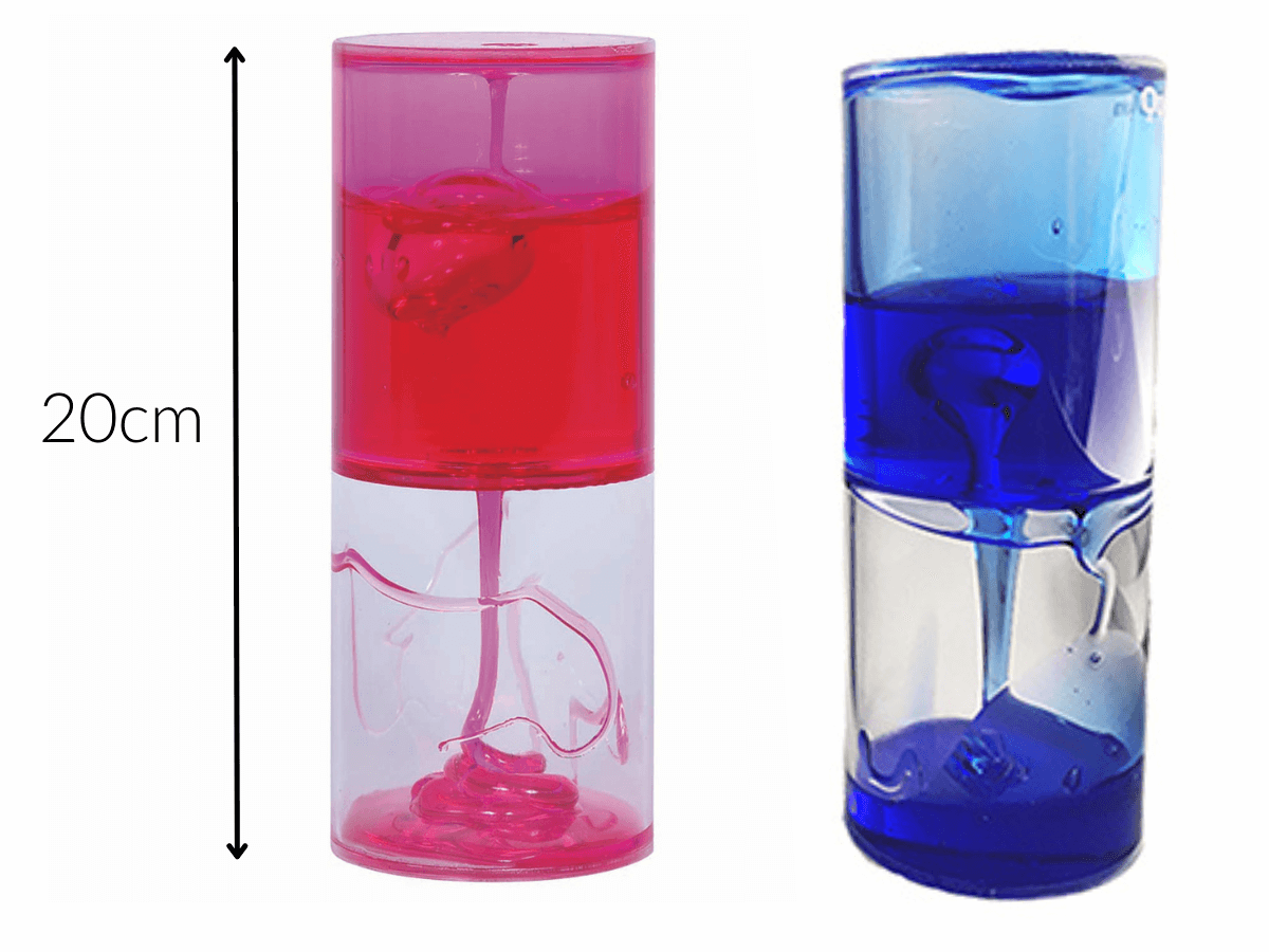 Large Ooze Tubes blue and red
