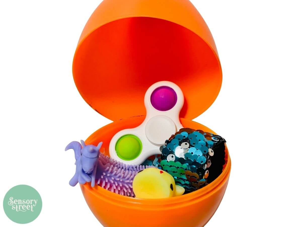 Orange mystery egg