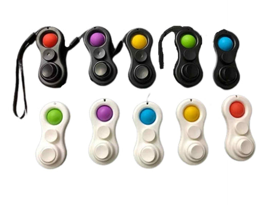 Pop switch fidget spinner