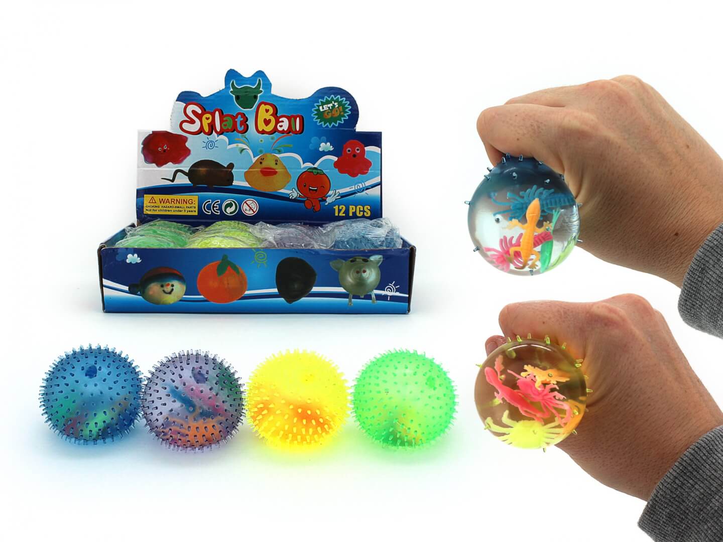 Fish Squishy Balls That Grow In Water Buy 55mm Flashing Hi