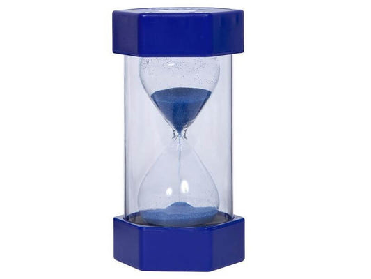 Elizabeth Richards sand timer blue