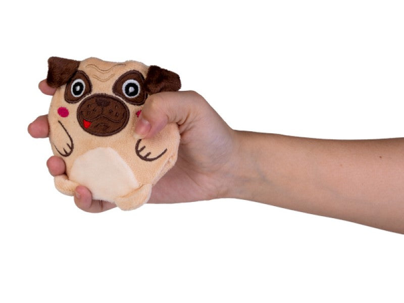 Sandbagger Pal Pug in hand