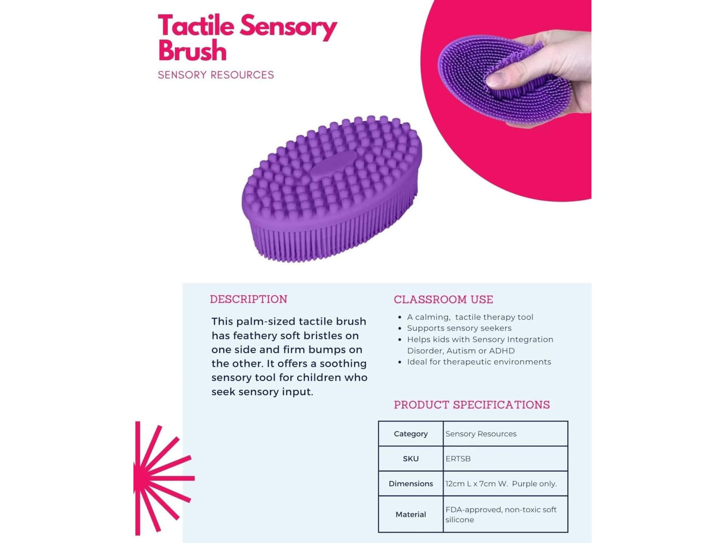 Elizabeth Richards Sensory Brush Info