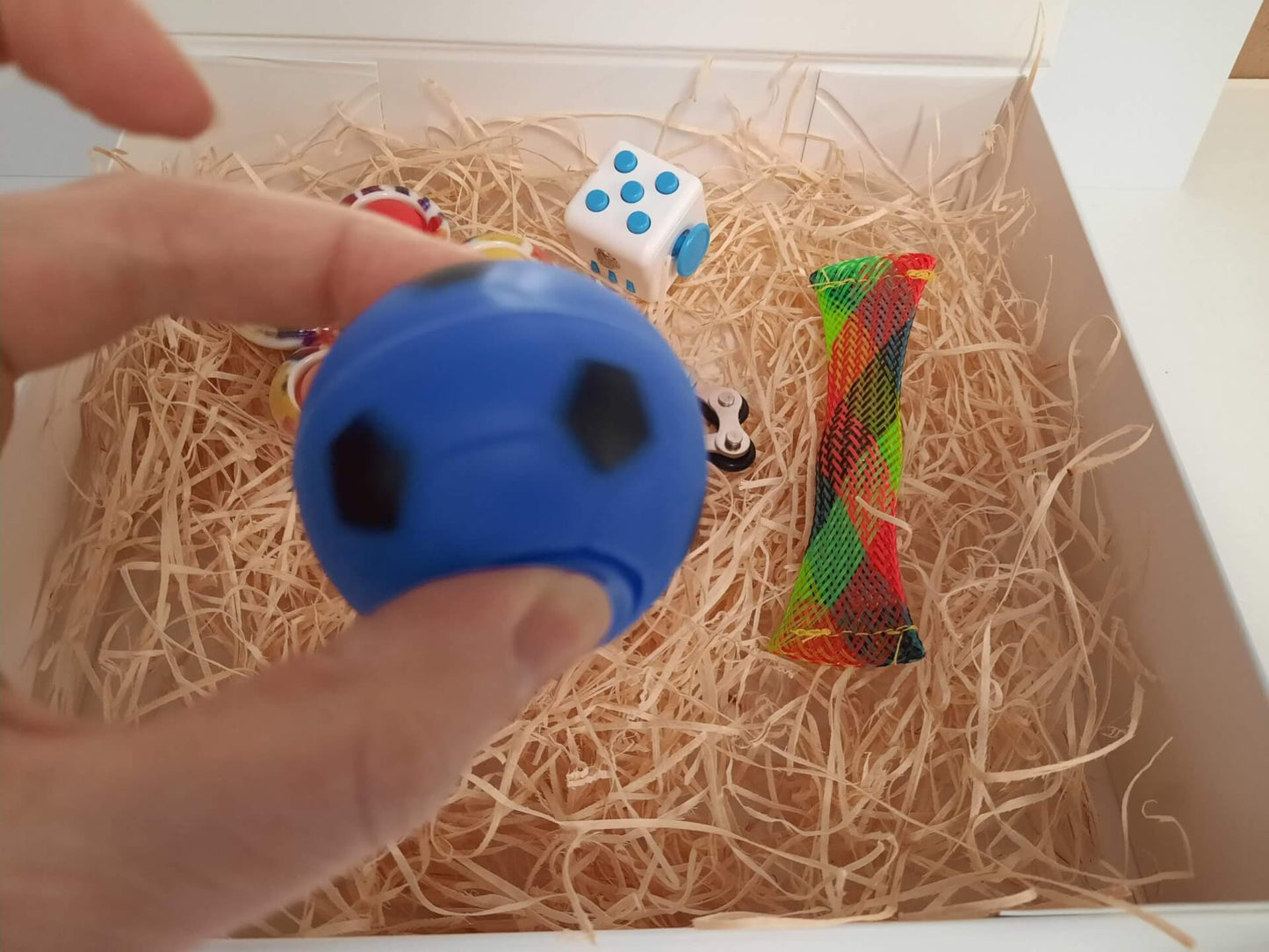 Soccer Ball Spinner close up