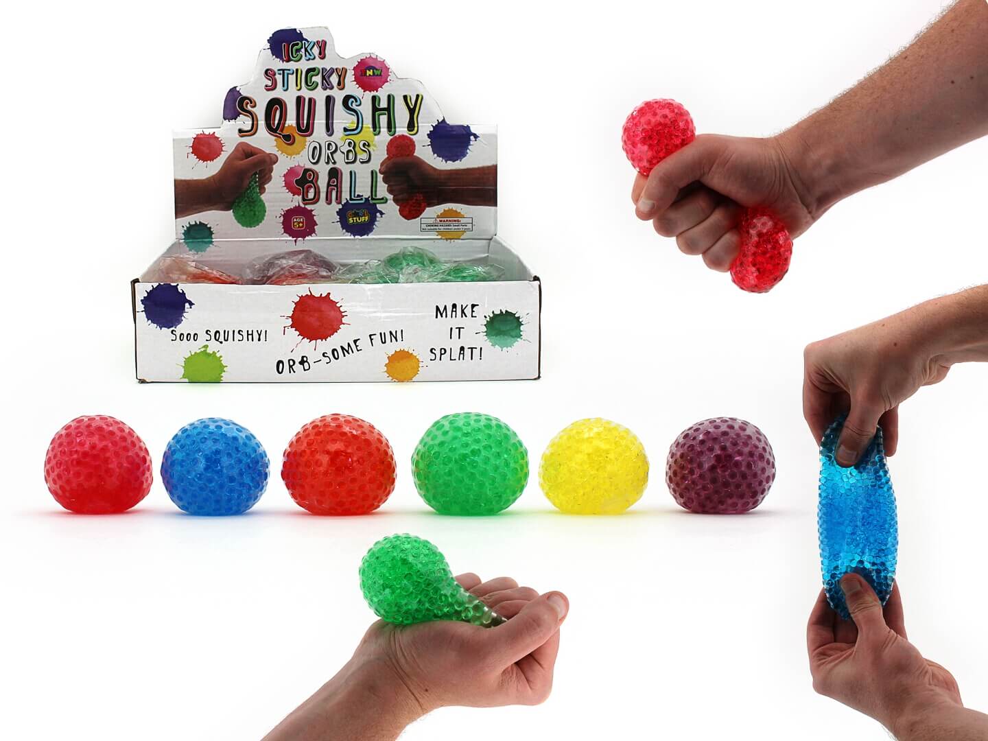 Squishy water orbs ball