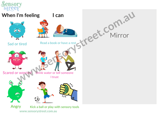 When I'm feeling emotions poster