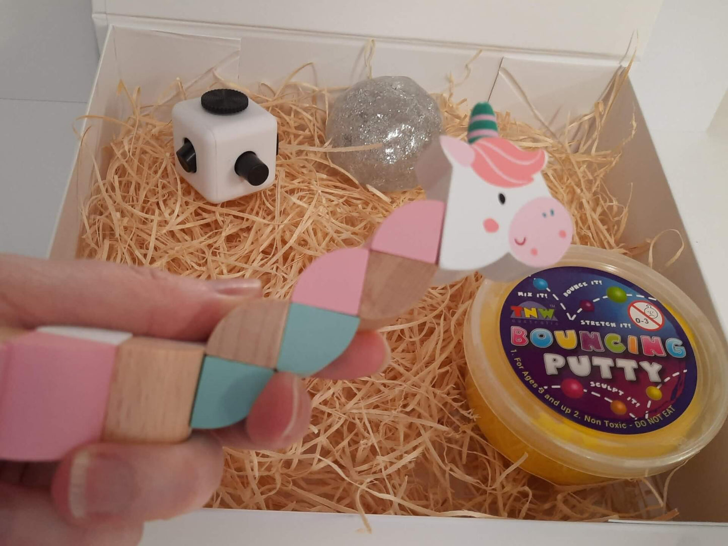 Wooden Unicorn Fidget