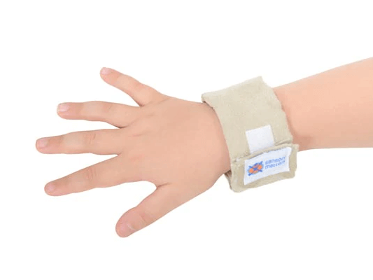Wrist weights close up