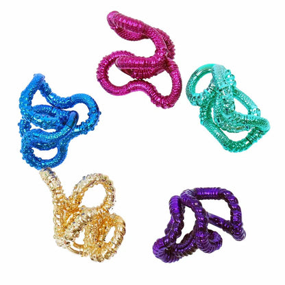 Tangle Jnr Fidget metallic Textured group