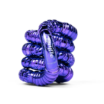 Tangle Jnr Fidget metallic Textured Purple