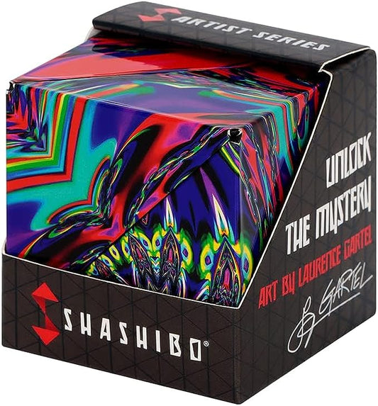 Original Shashibo magnetic cube Rainbow Swirl