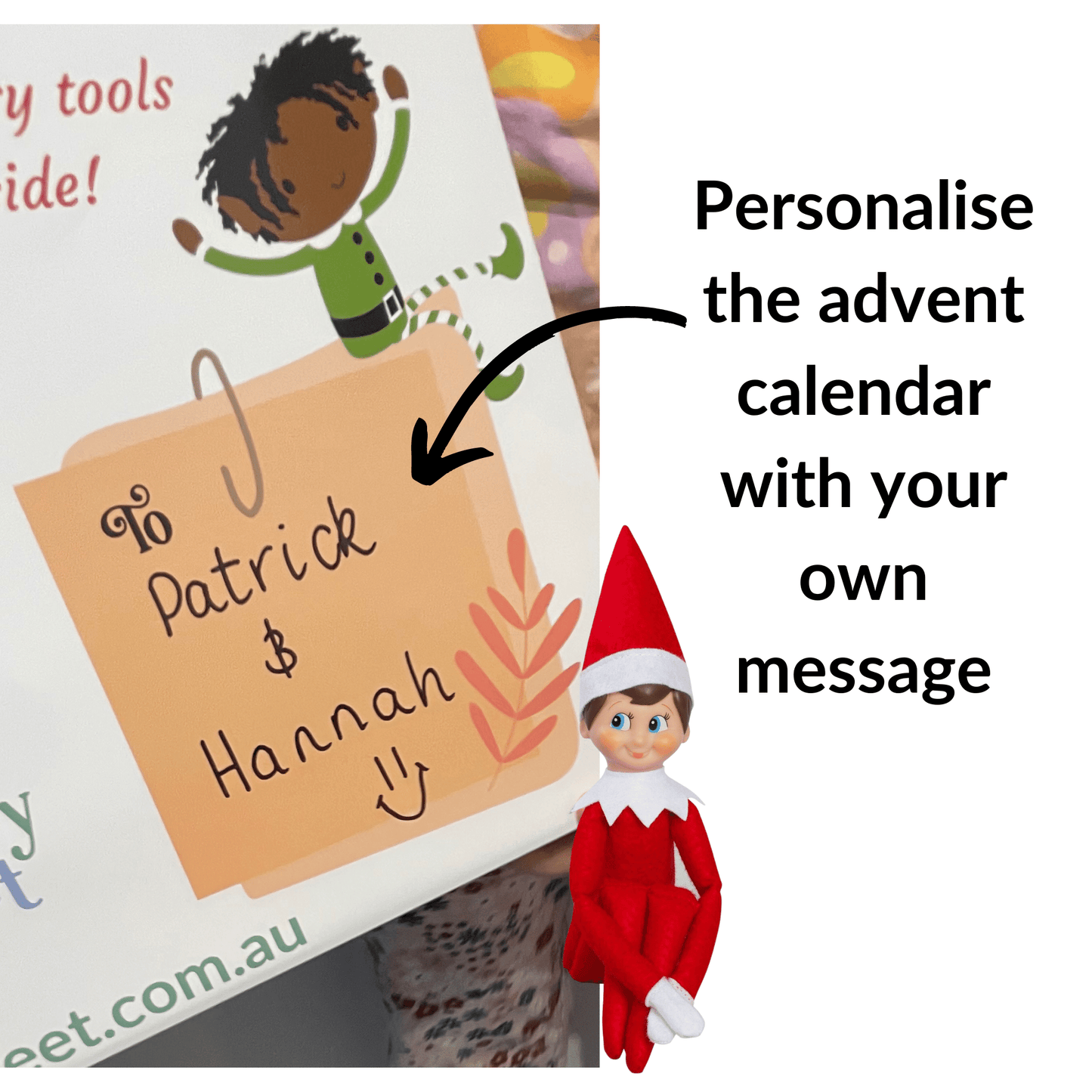  Deluxe Advent Fidget Calendar Personalise message