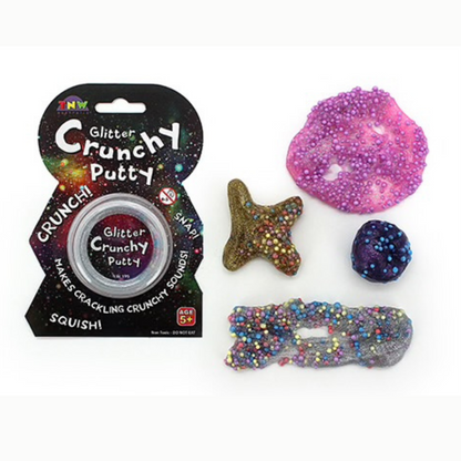 Crunchy Putty in Tub - Glitter and Bright