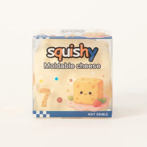 Coconut Oil Cheese Squishy 7cm in box