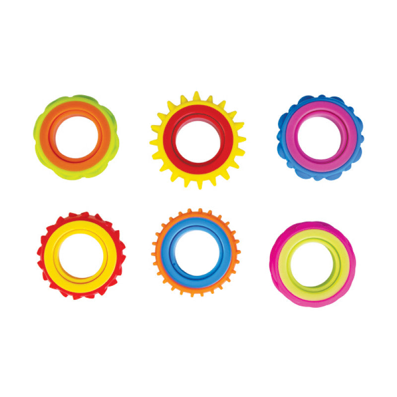Silicon rotating fidget rings