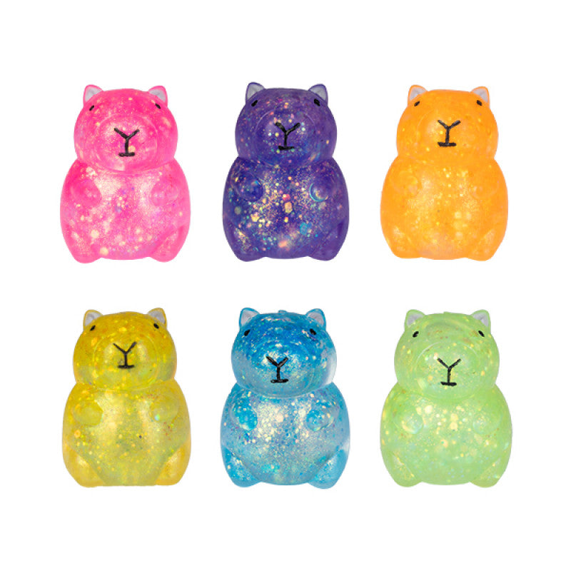 Squishy Glitter Capybara colours