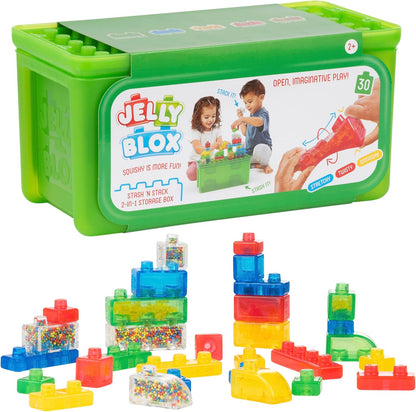 Jelly Blox Stash and Stack 30 pieces in box