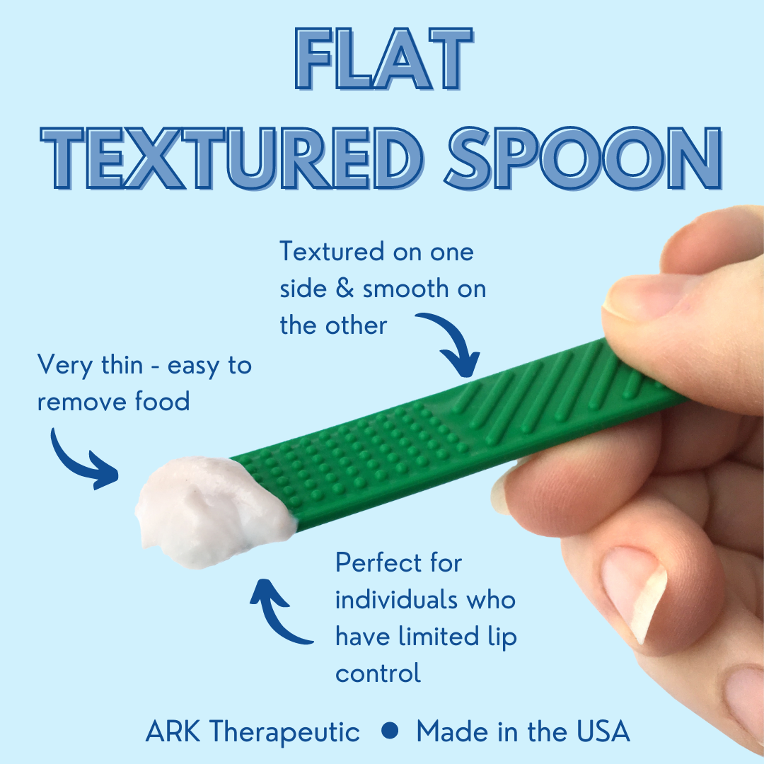 ARK’s Flat Textured Spoons for Feeding Therapy (3 Pack)