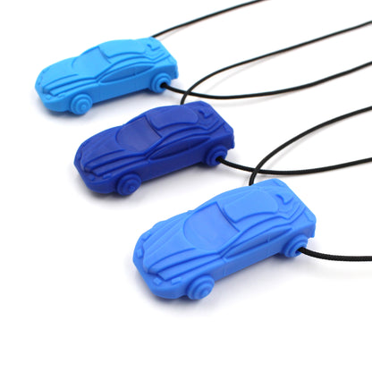 ARK Race-car chew necklace Blues