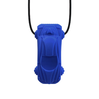ARK Race-car chew necklace dark blue
