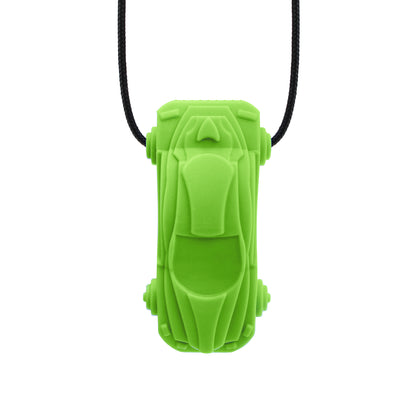 ARK Race-car chew necklace Lime Green