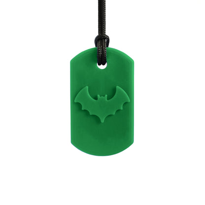 ARK Bat Bite Sensory Chew Necklace Forest Green