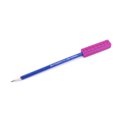 ARK Brick Stick Pencil Toppers Magenta