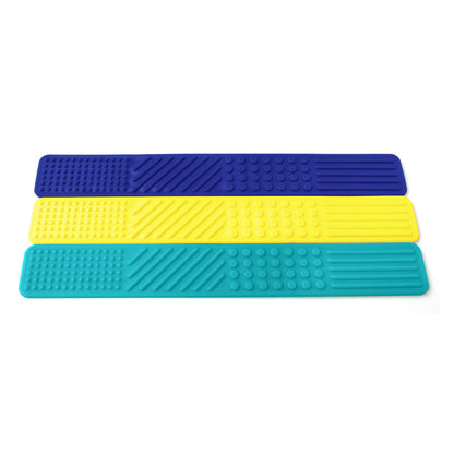 ARK Flat Textured Spoon Pack of 3 colours