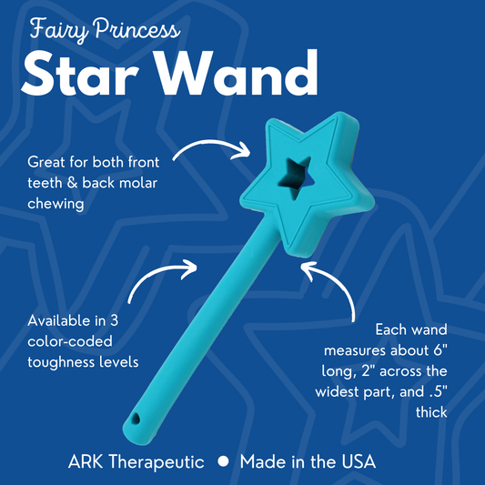 ARK Sensory Chew Star wand features